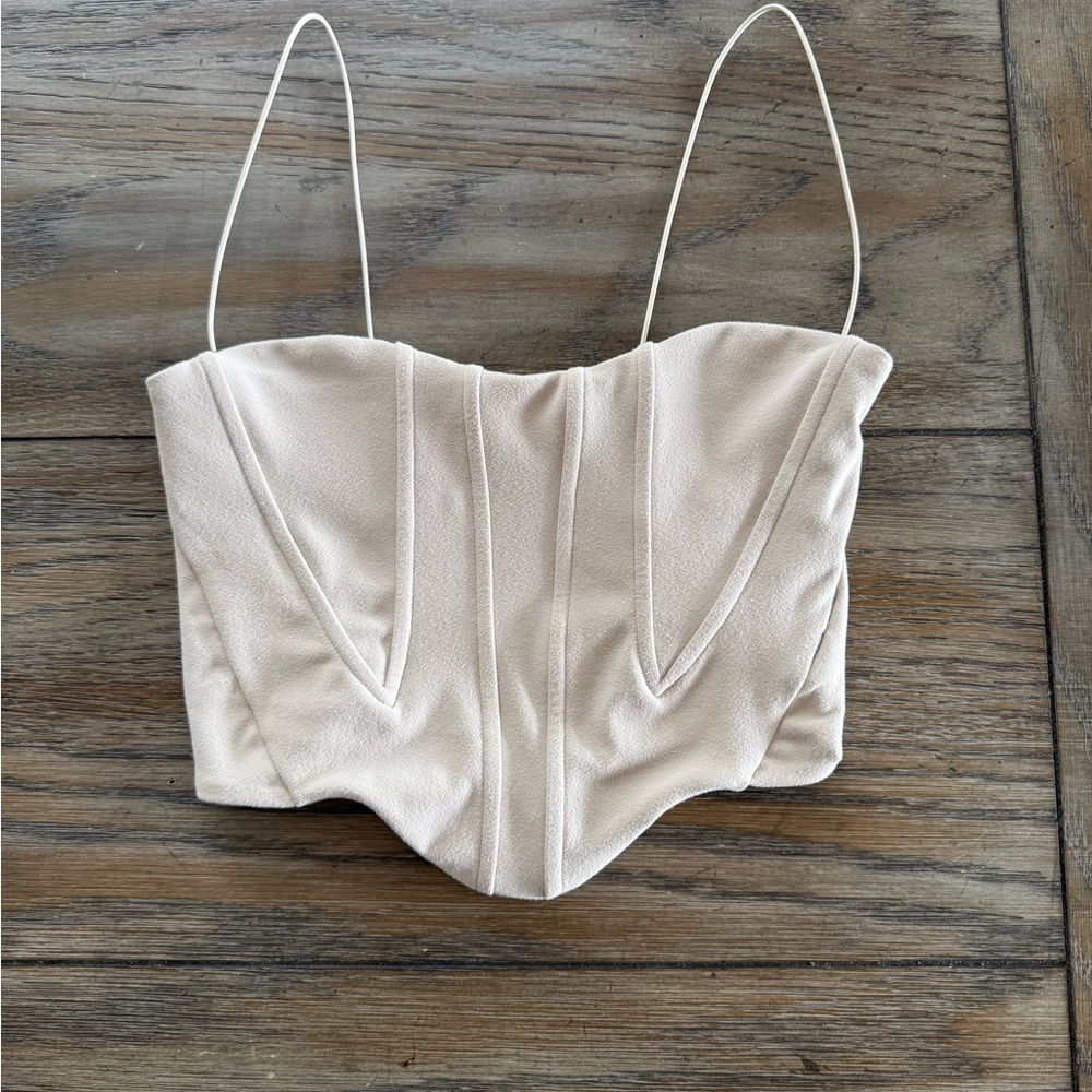 Joah Brown Contour Corset in Sueded Yuma - Picture 6 of 10